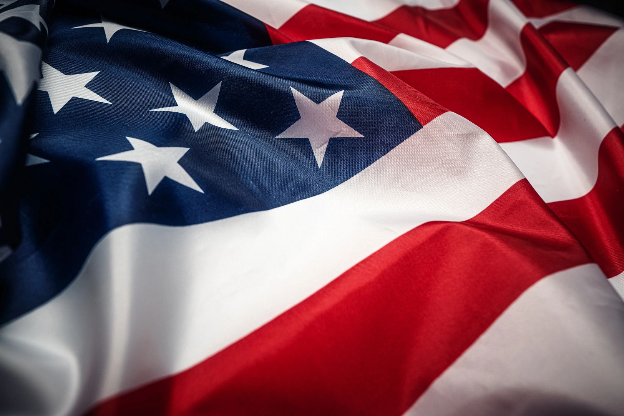Patriotic red, white, and blue background representing Independence Day